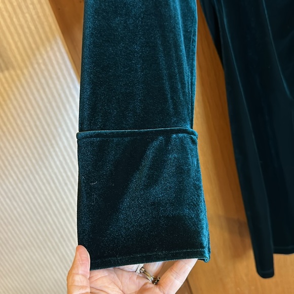 Calvin Klein Dresses Calvin Klein Green Polyesterspandex Velvet